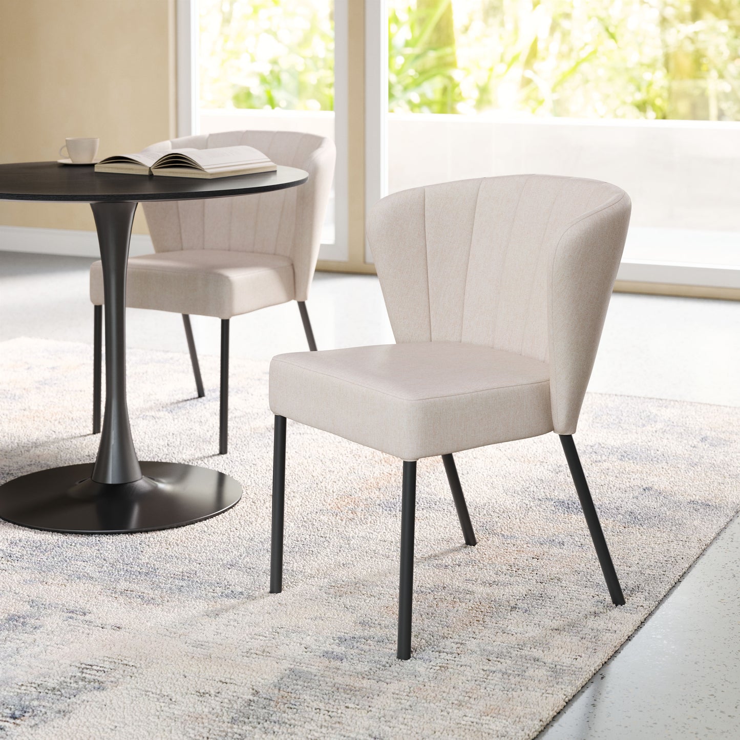 Chaise de salle à manger Aimee (lot de 2) beige