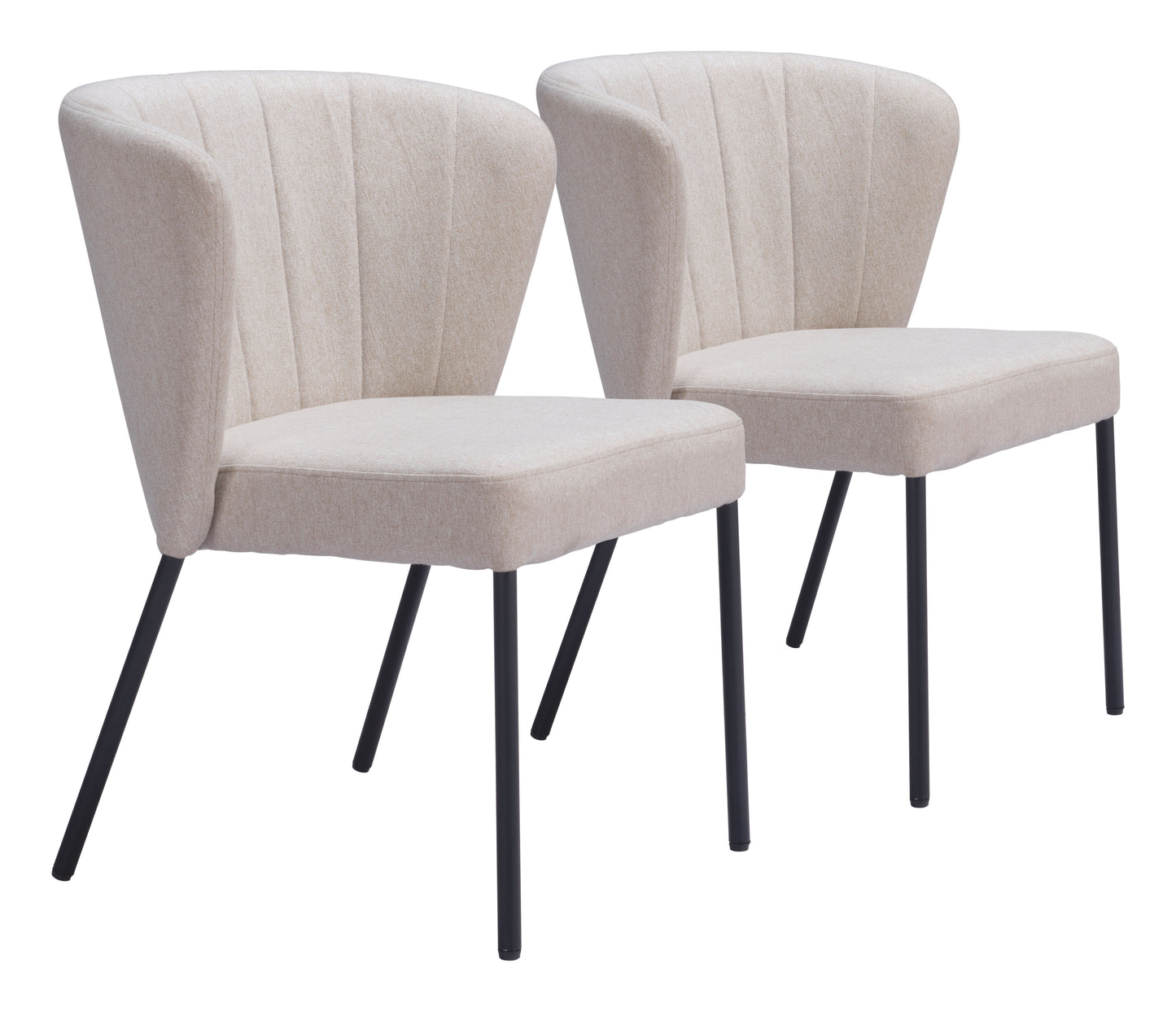Chaise de salle à manger Aimee (lot de 2) beige