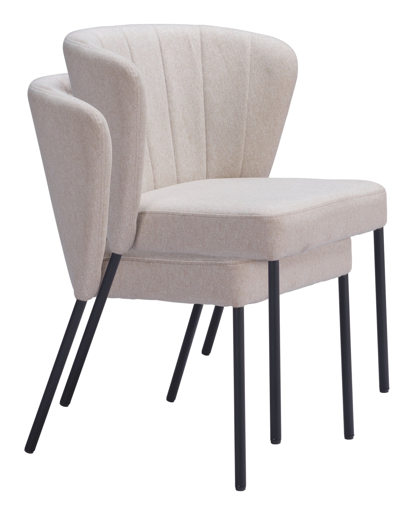 Chaise de salle à manger Aimee (lot de 2) beige