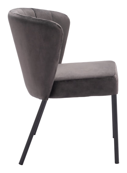 Dining Chair (Set of 2) Gray - Modern & Ergonomic Seating for Home & Office