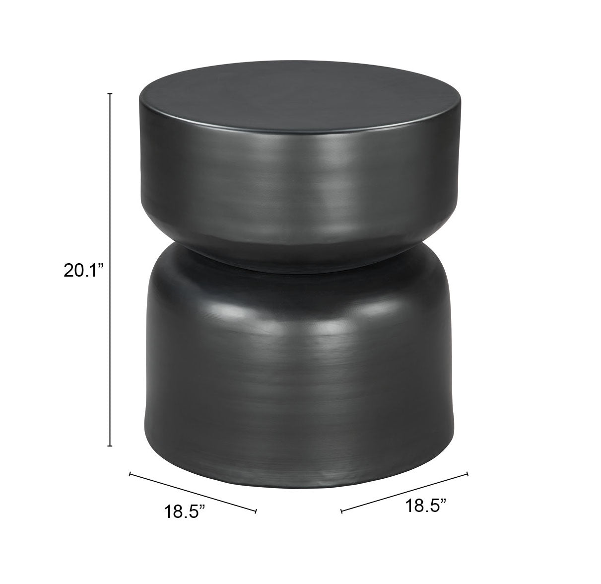 Side Table Black - Elegant & Durable Dining Table for Stylish Spaces