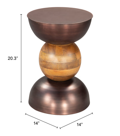 Side Table Bronze - Elegant & Durable Dining Table for Stylish Spaces