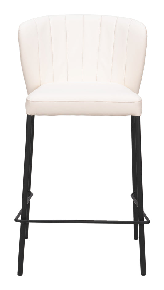 Taburete de mostrador (juego de 2) color crema: calidad superior y diseño elegante para su hogar