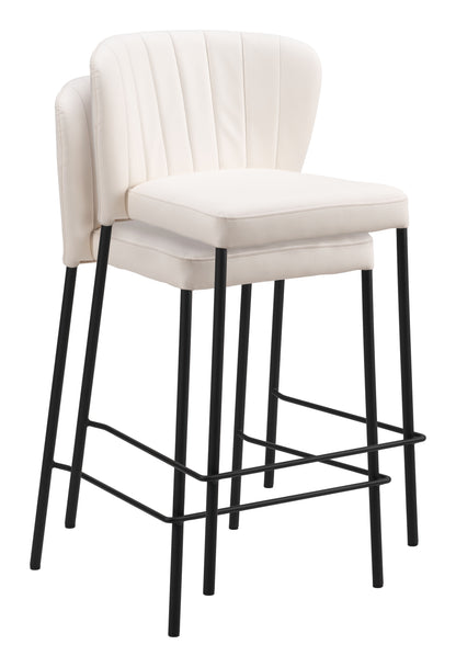 Counter Stool (Set of 2) Cream - Premium Quality & Stylish Design for Your Home