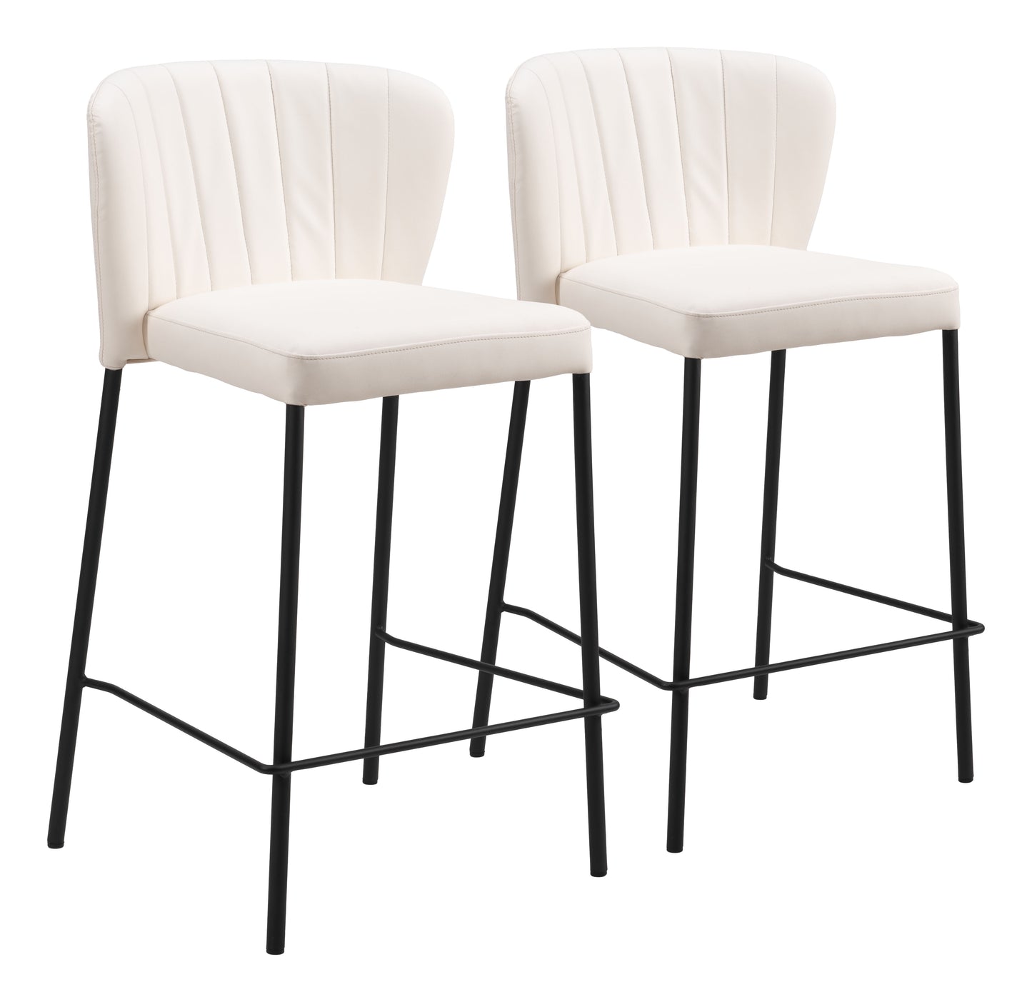 Counter Stool (Set of 2) Cream - Premium Quality & Stylish Design for Your Home