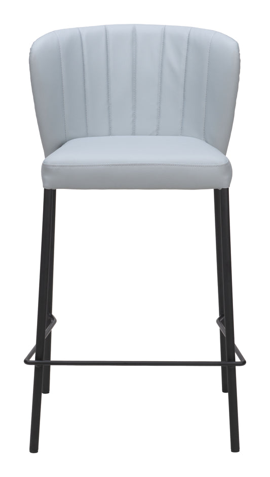 Juego de 2 taburetes de mostrador en gris: calidad superior y diseño elegante para tu hogar.
