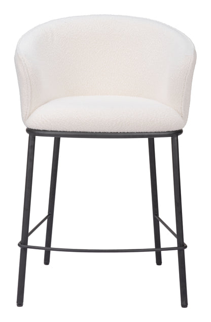 Tabouret de comptoir Essen ivoire