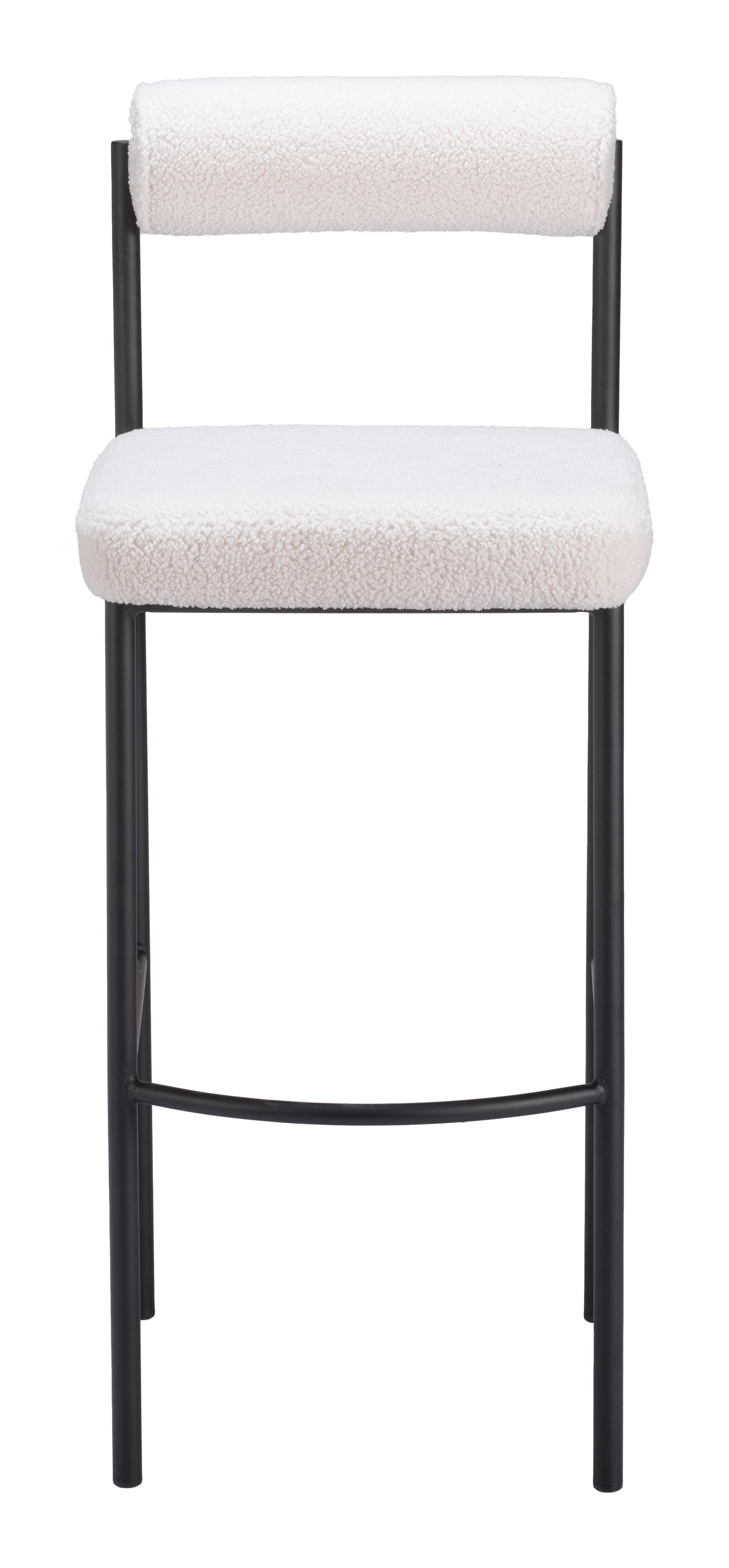 Tabouret de bar Livorno (lot de 2) Ivoire