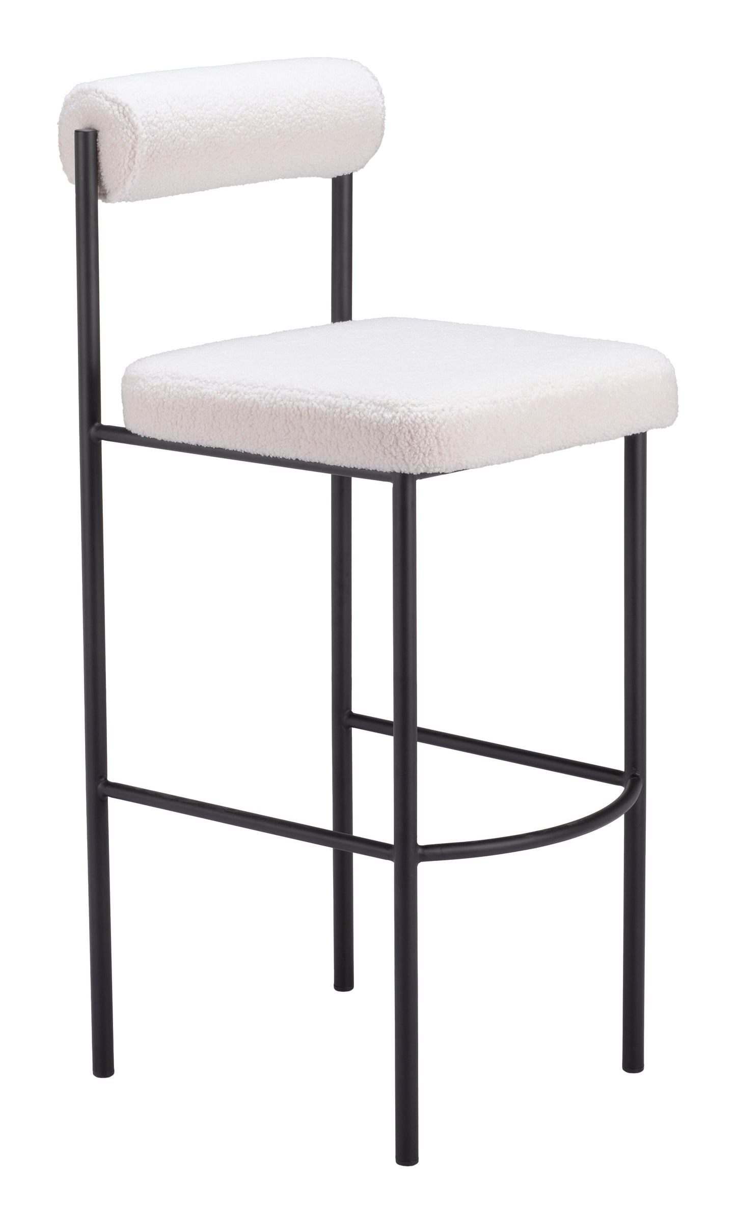 Tabouret de bar Livorno (lot de 2) Ivoire