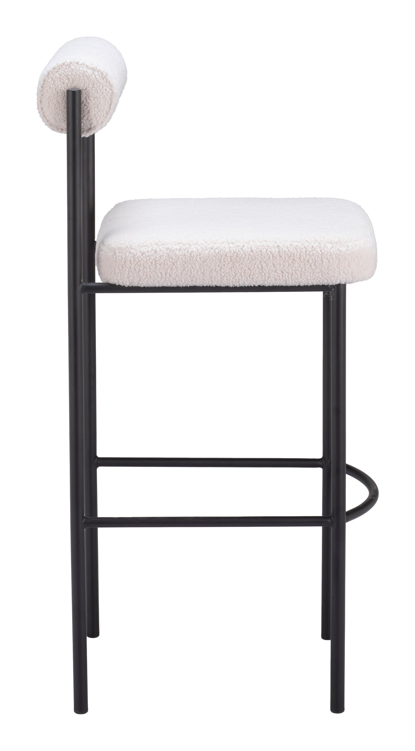 Tabouret de bar Livorno (lot de 2) Ivoire