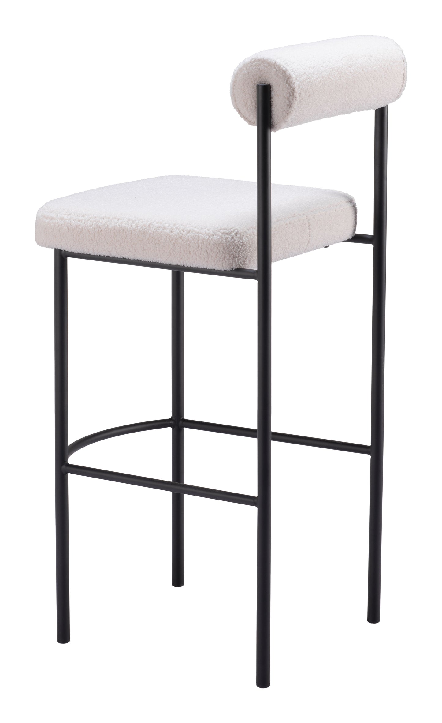 Tabouret de bar Livorno (lot de 2) Ivoire