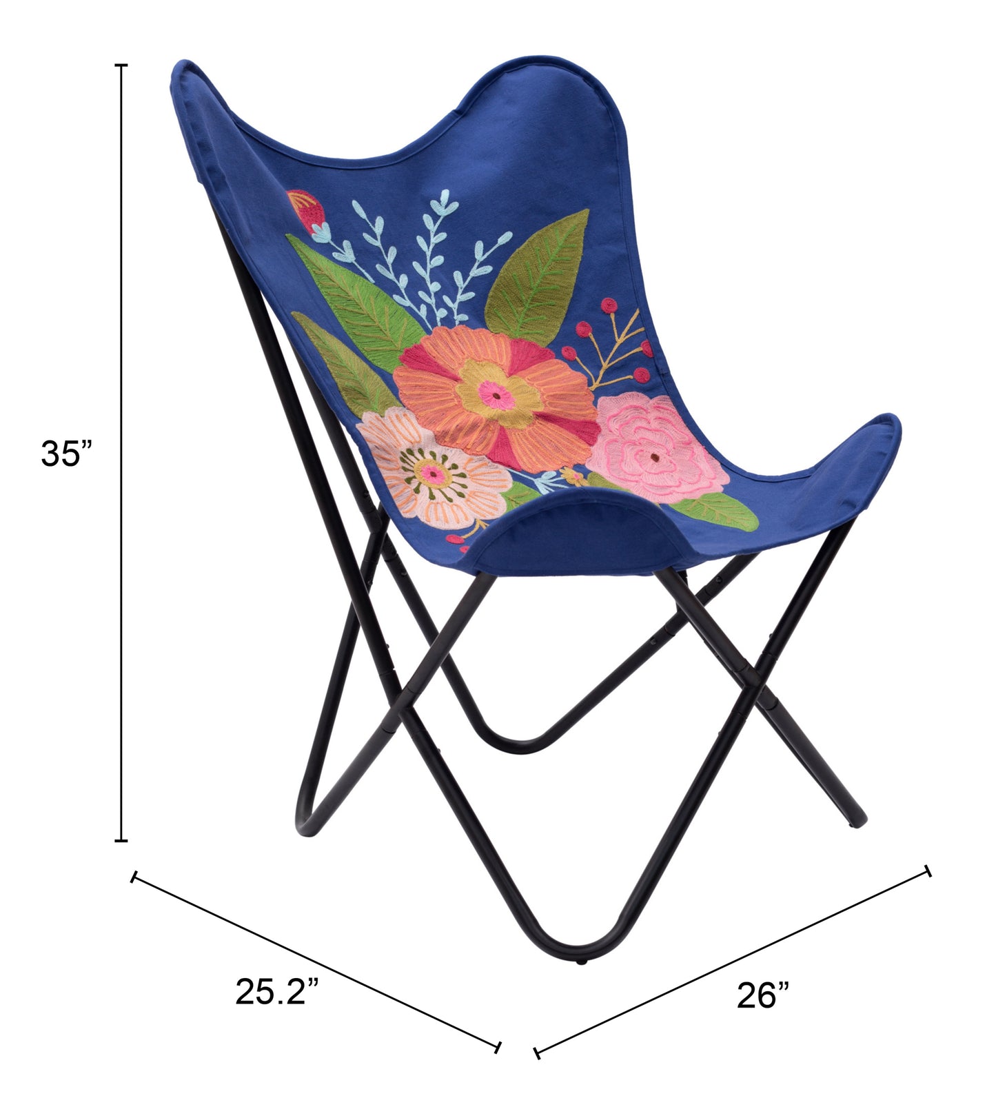 Fauteuil d'appoint Marsa multicolore