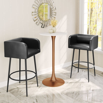Bar Table White & Gold - Elegant & Durable Dining Table for Stylish Spaces