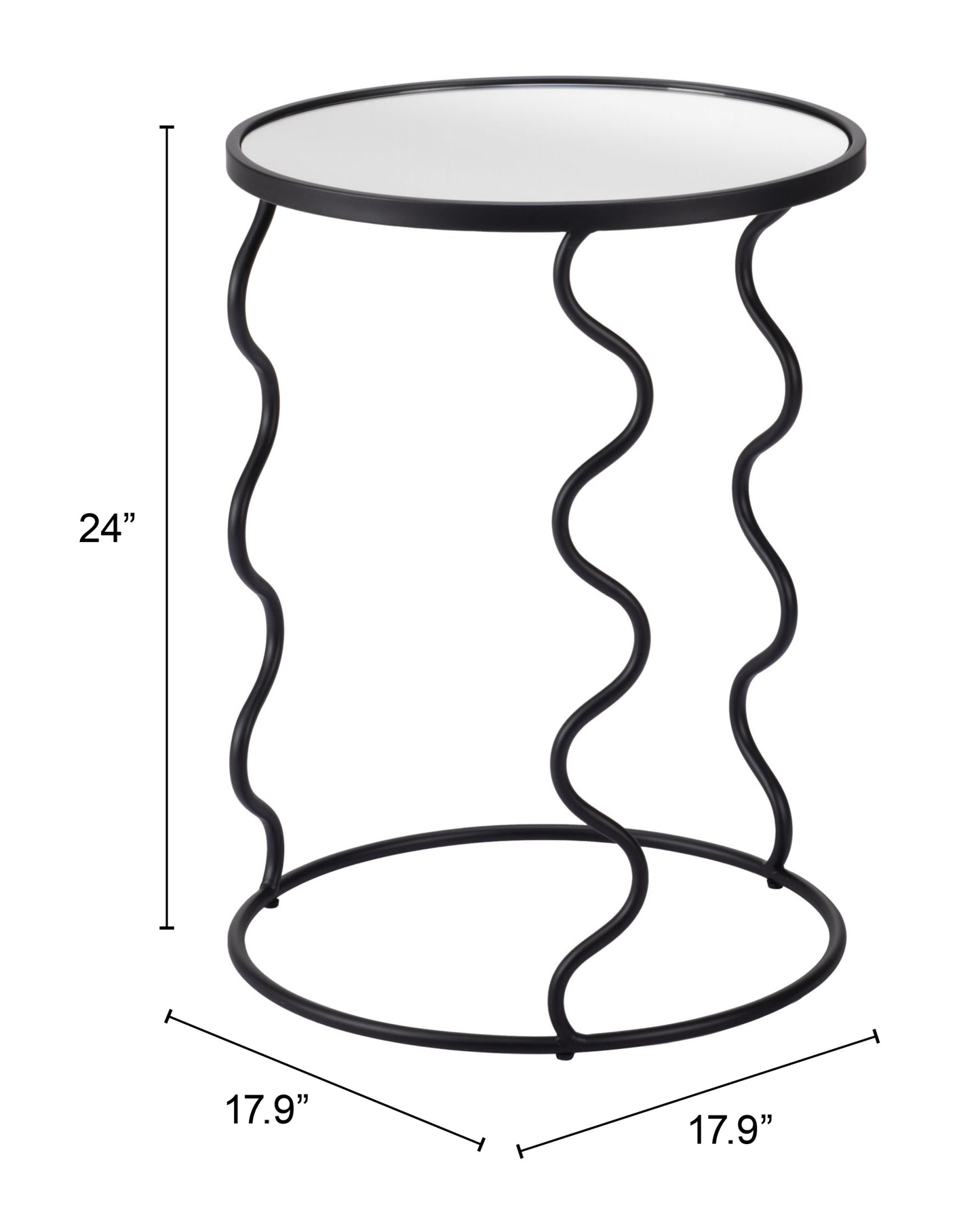 Side Table Black - Elegant & Durable Dining Table for Stylish Spaces