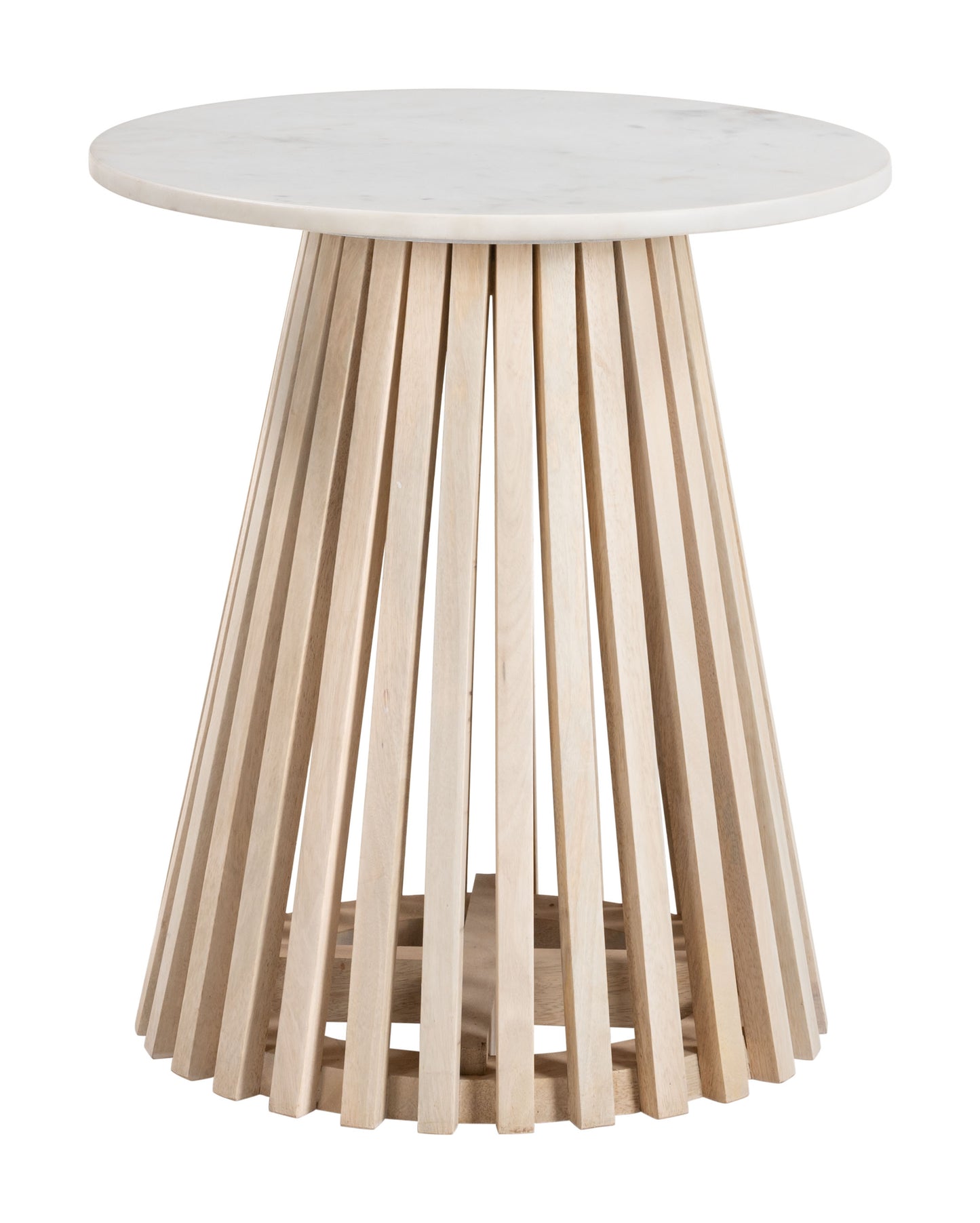 Side Table White & Natural - Elegant & Durable Dining Table for Stylish Spaces