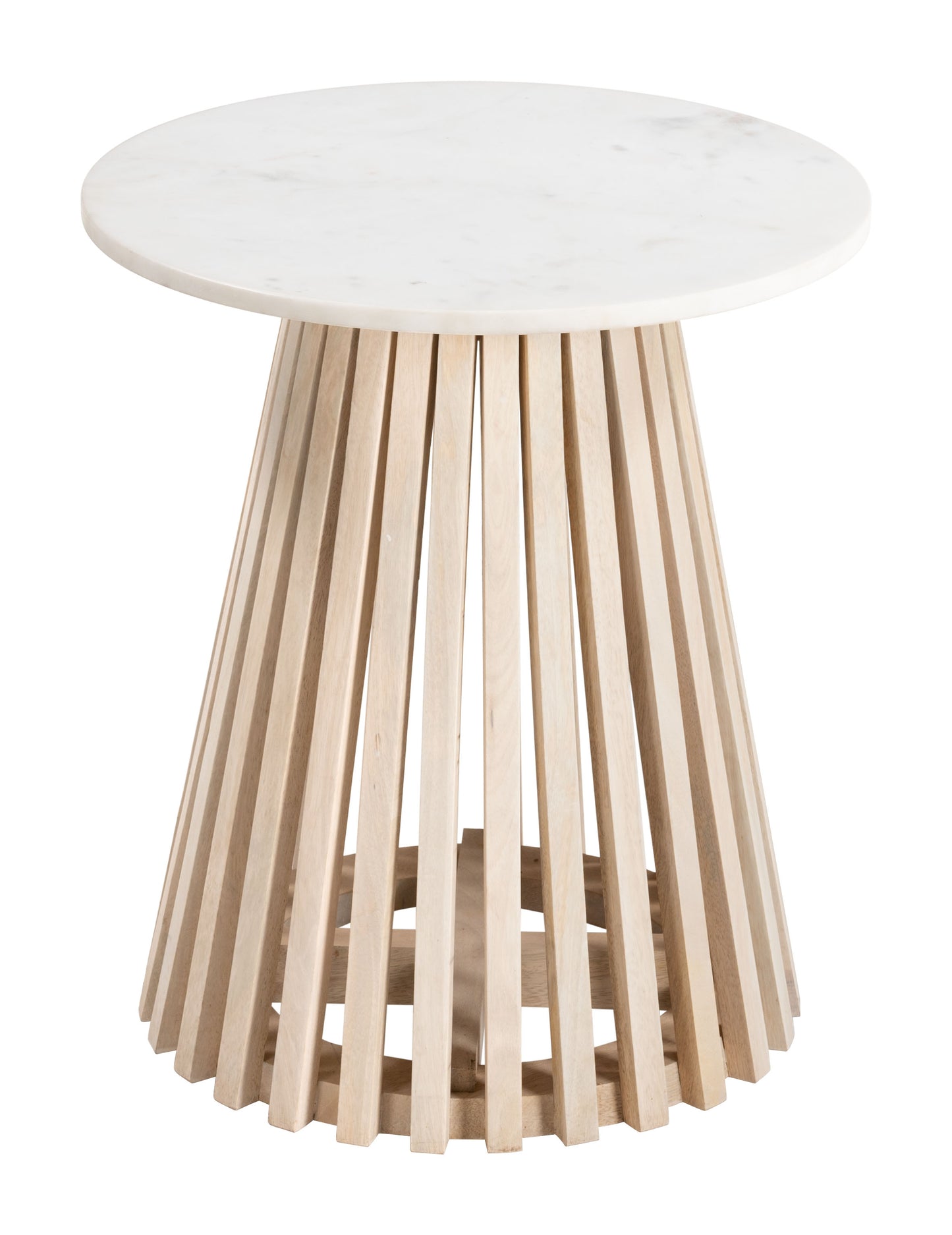 Side Table White & Natural - Elegant & Durable Dining Table for Stylish Spaces