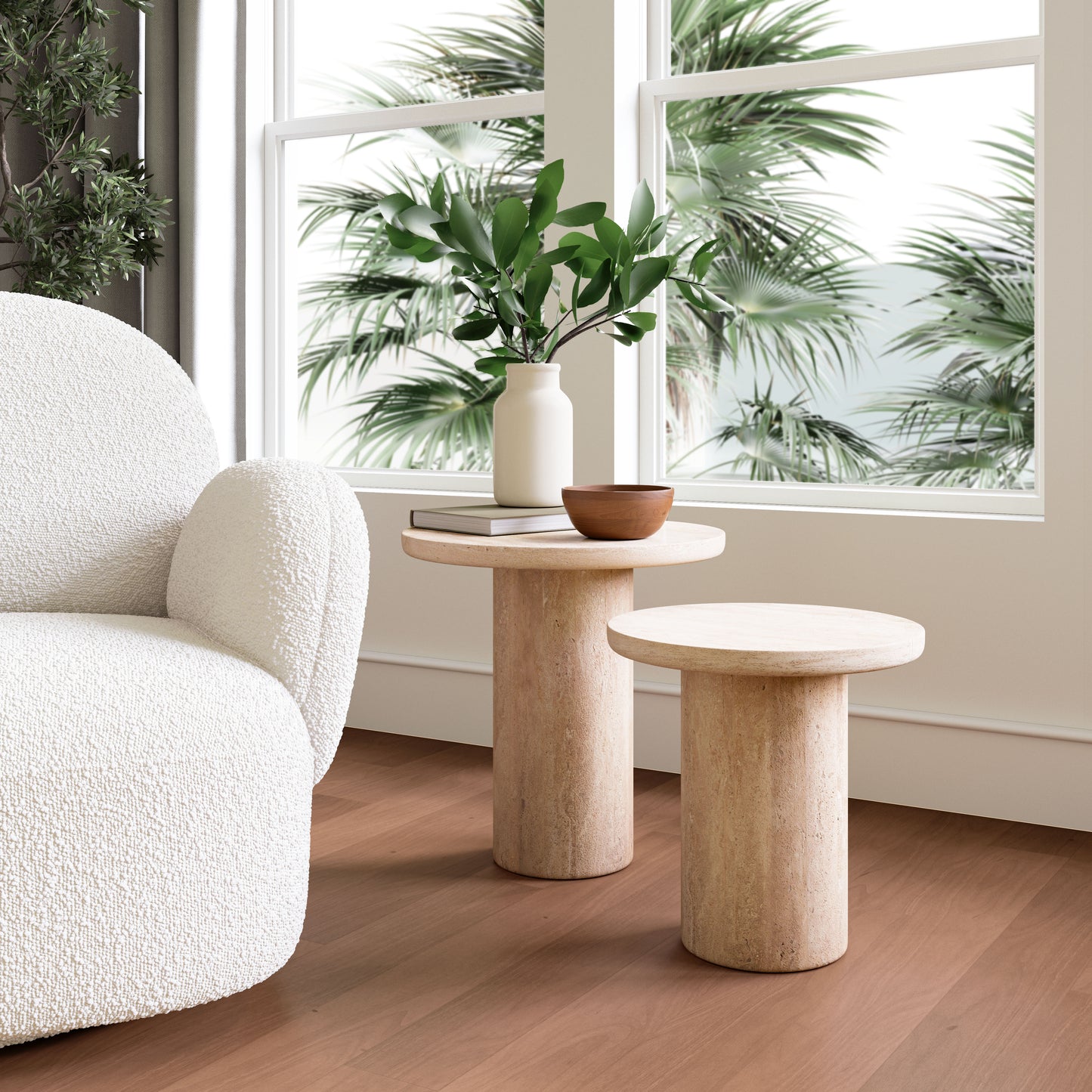 Accent Table Set (2-Piece) Natural - Elegant & Durable Dining Table for Stylish Spaces