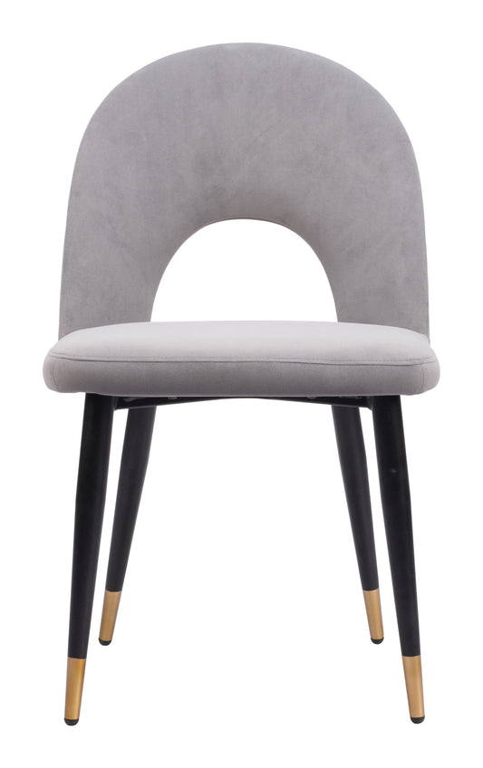 Dining Chair (Set of 2) Gray - Modern & Ergonomic Seating for Home & Office