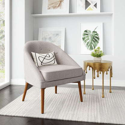 Accent Chair Gray - Modern & Ergonomic Seating for Home & Office