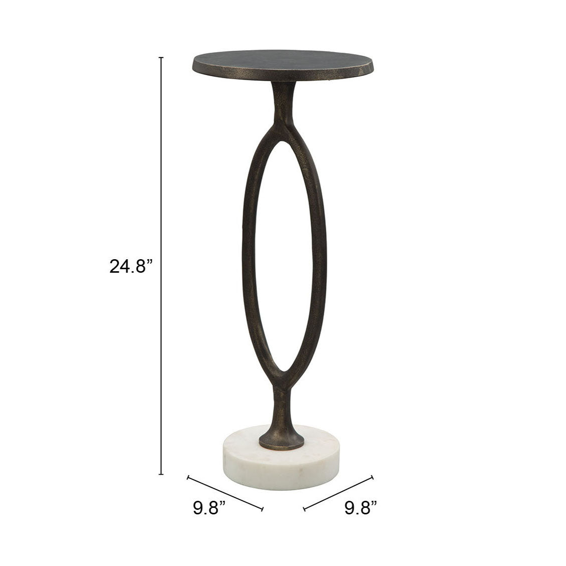 Accent Table Bronze - Elegant & Durable Dining Table for Stylish Spaces