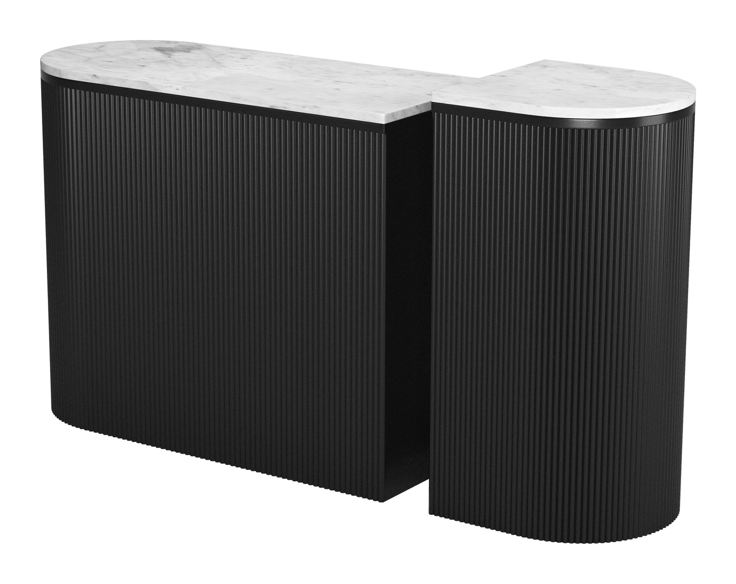 Ensemble de consoles Ormara (2 pièces) blanc et noir