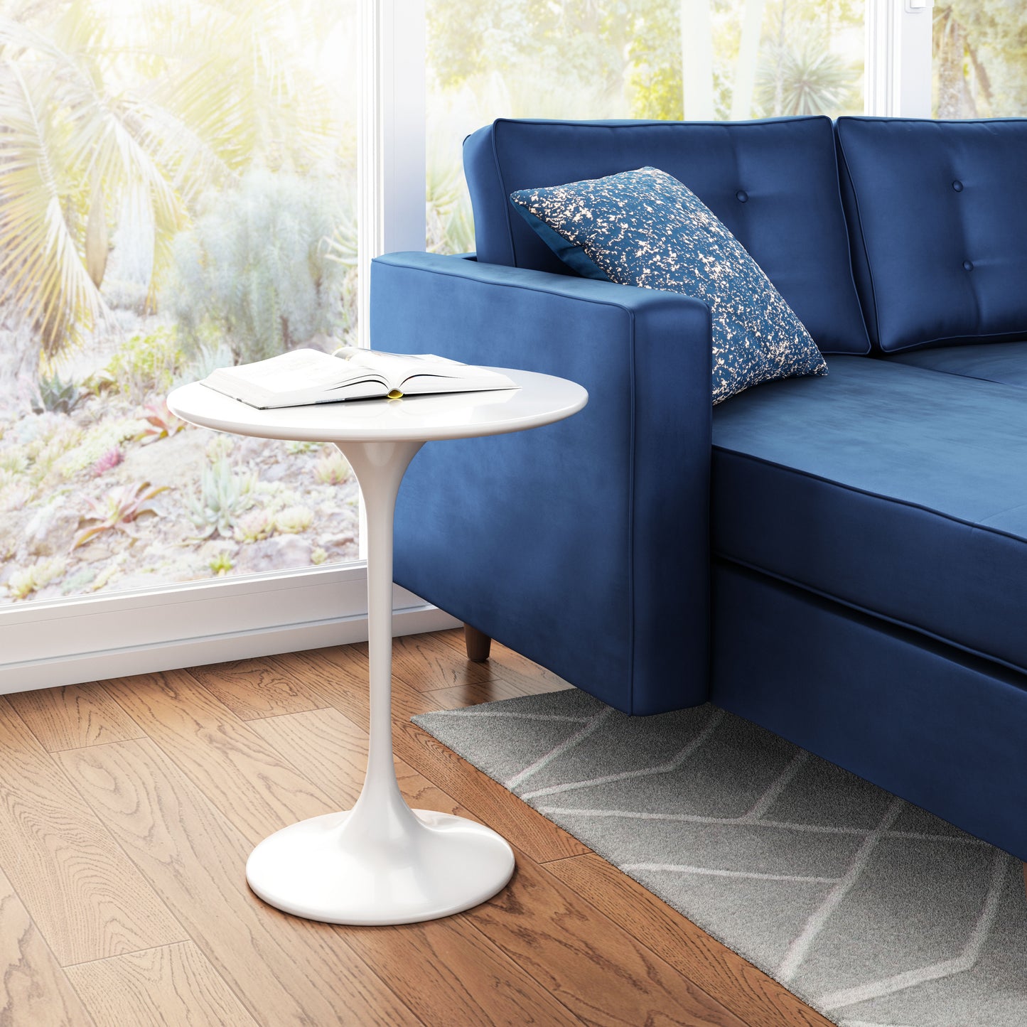 Table d'appoint Wilco blanche