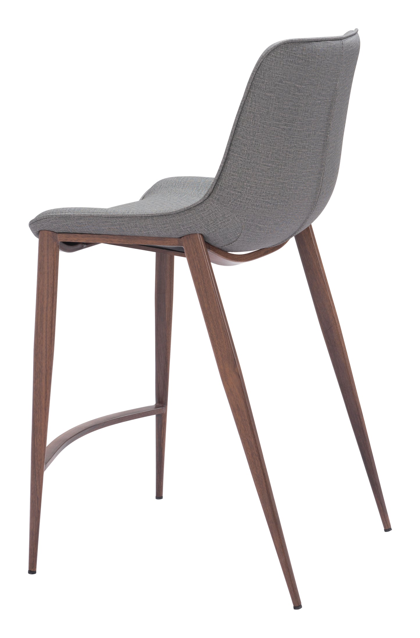 Counter Stool (Set of 2) Slate Gray & Walnut - Premium Quality & Stylish Design for Your Home