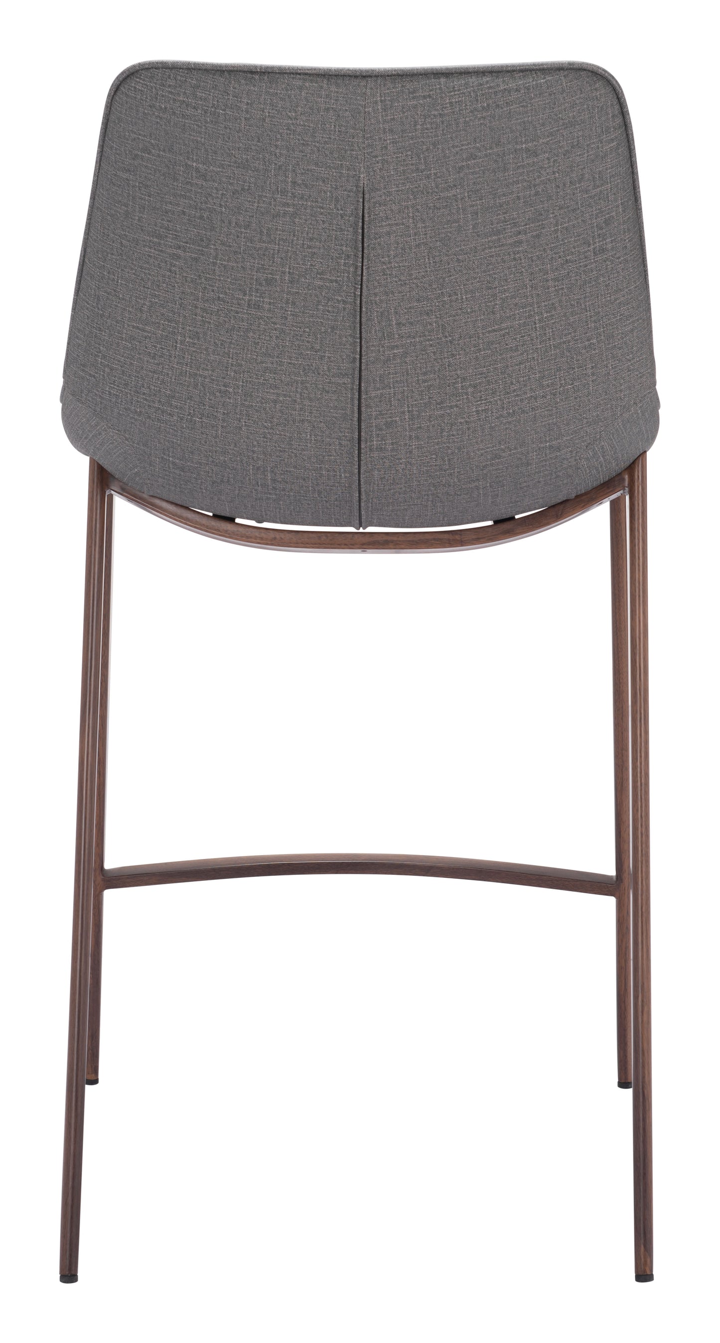 Counter Stool (Set of 2) Slate Gray & Walnut - Premium Quality & Stylish Design for Your Home