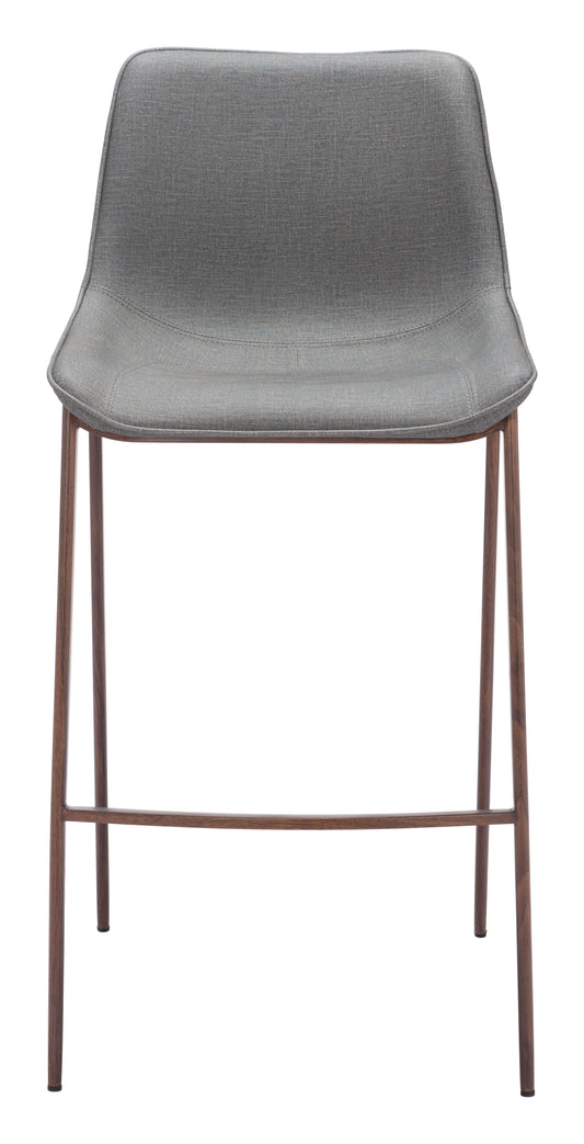 Barstool (Set of 2) Slate Gray & Walnut - Premium Quality & Stylish Design for Your Home