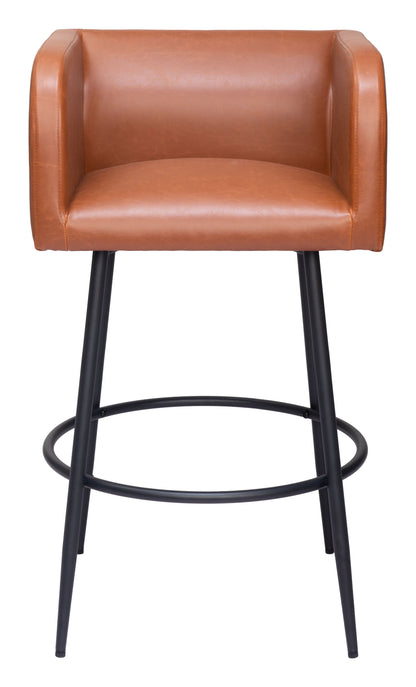 Tabouret de bar Horbat (lot de 2) marron
