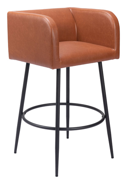 Tabouret de bar Horbat (lot de 2) marron