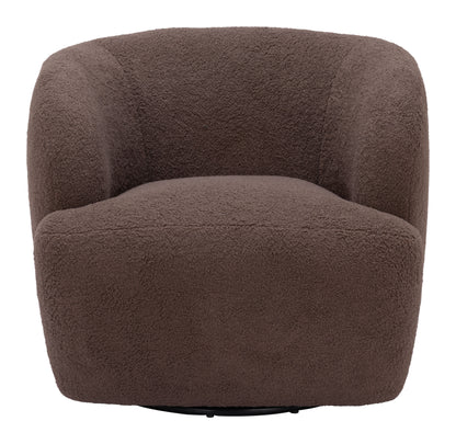 Swivel Chair Brown - Modern & Ergonomic Seating for Home & Office
