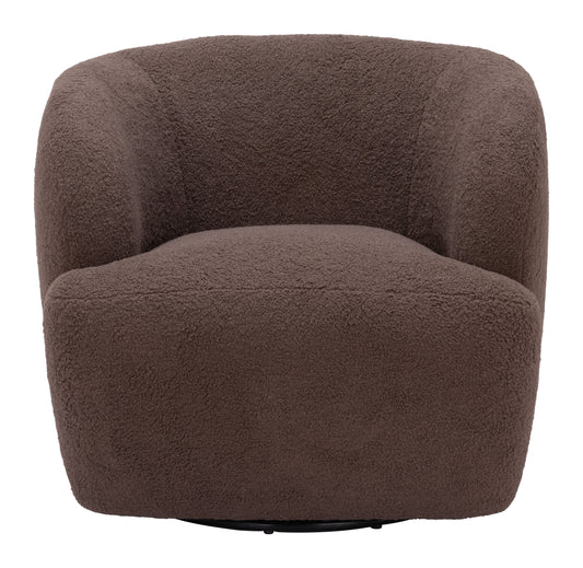 Swivel Chair Brown - Modern & Ergonomic Seating for Home & Office