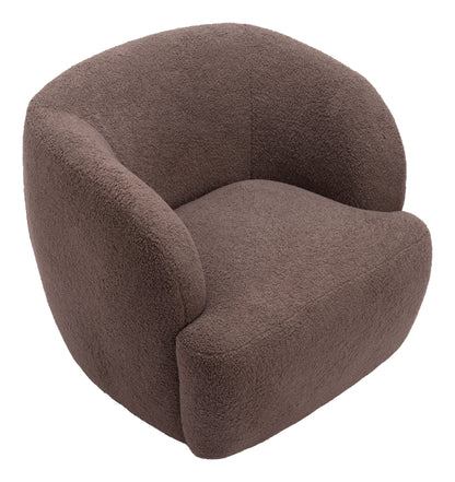 Swivel Chair Brown - Modern & Ergonomic Seating for Home & Office