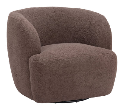 Swivel Chair Brown - Modern & Ergonomic Seating for Home & Office