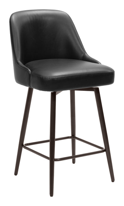 Swivel Counter Stool Black & Bronze - Premium Quality & Stylish Design for Your Home