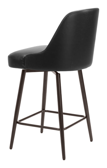 Swivel Counter Stool Black & Bronze - Premium Quality & Stylish Design for Your Home