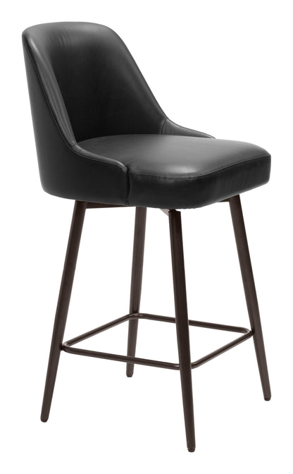 Swivel Counter Stool Black & Bronze - Premium Quality & Stylish Design for Your Home