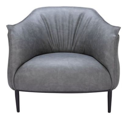 Accent Chair Gray - Modern & Ergonomic Seating for Home & Office