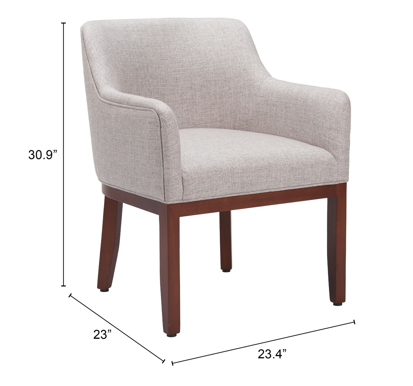 Dining Chair Gray - Modern & Ergonomic Seating for Home & Office