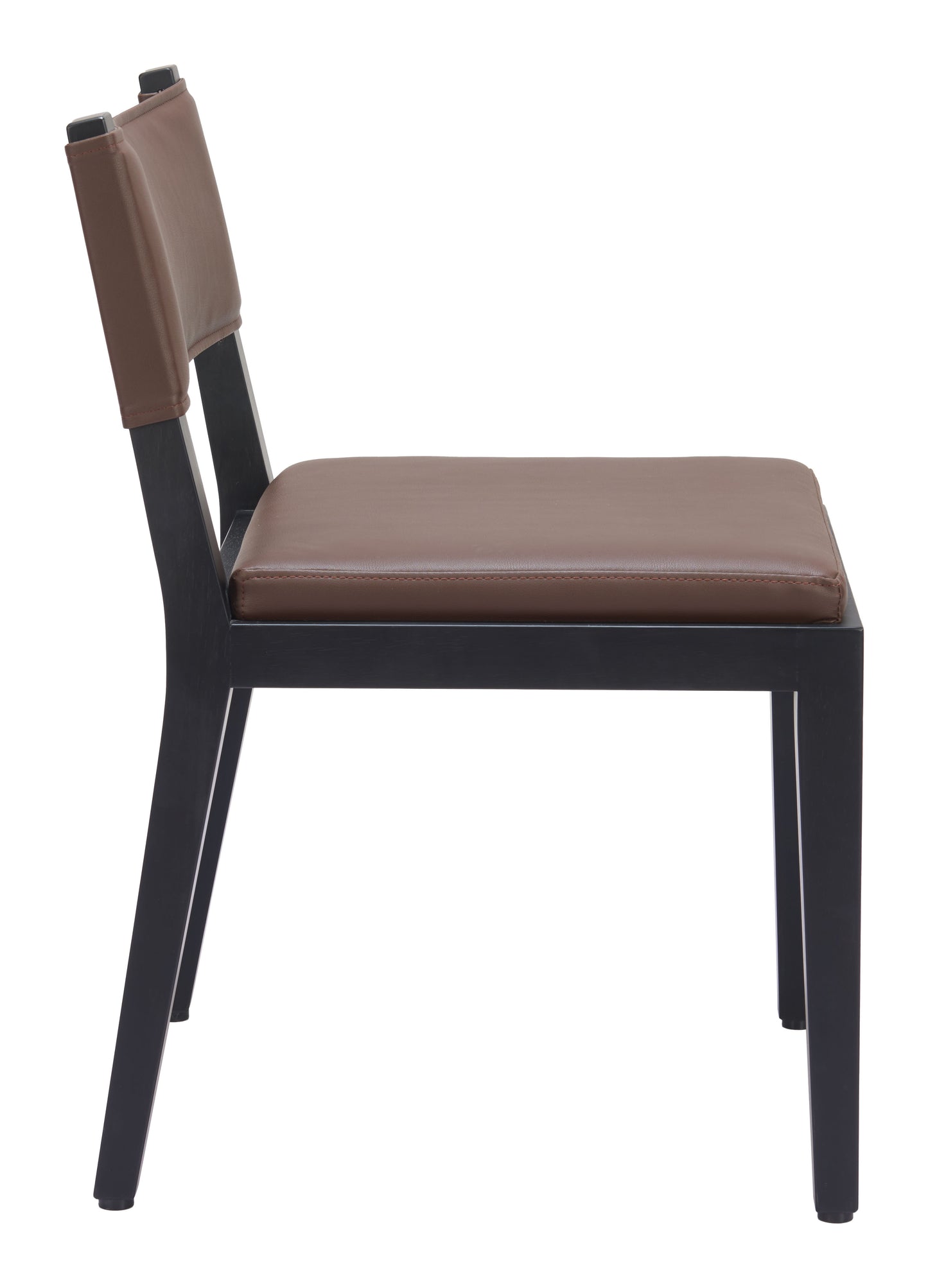 Chaise de salle à manger Roxas (lot de 2) marron