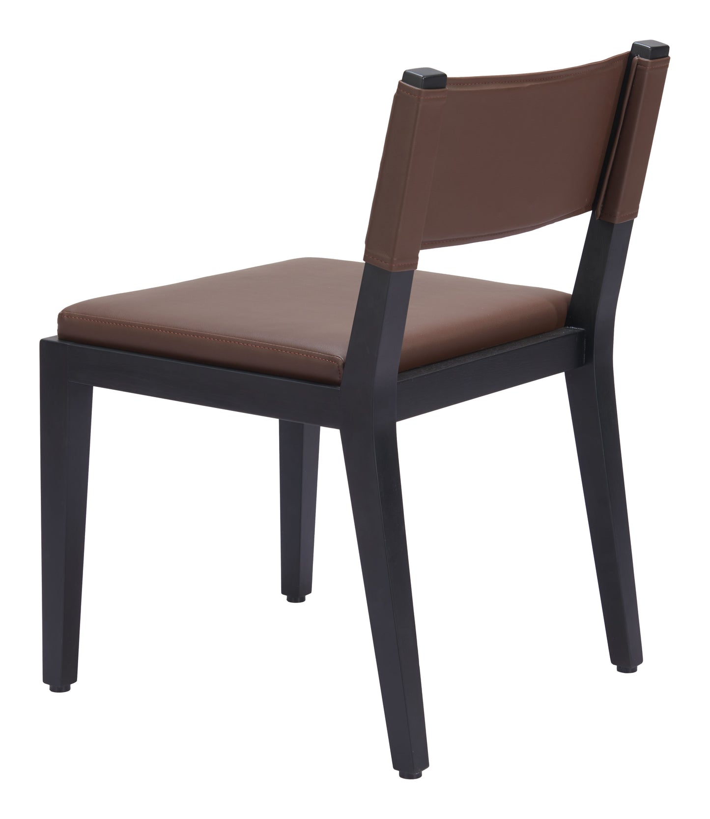 Chaise de salle à manger Roxas (lot de 2) marron