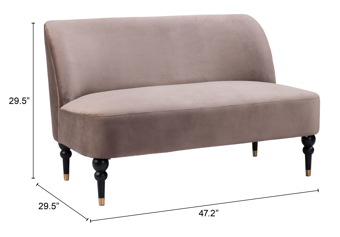 Loveseat Taupe - Premium Quality & Stylish Design for Your Home