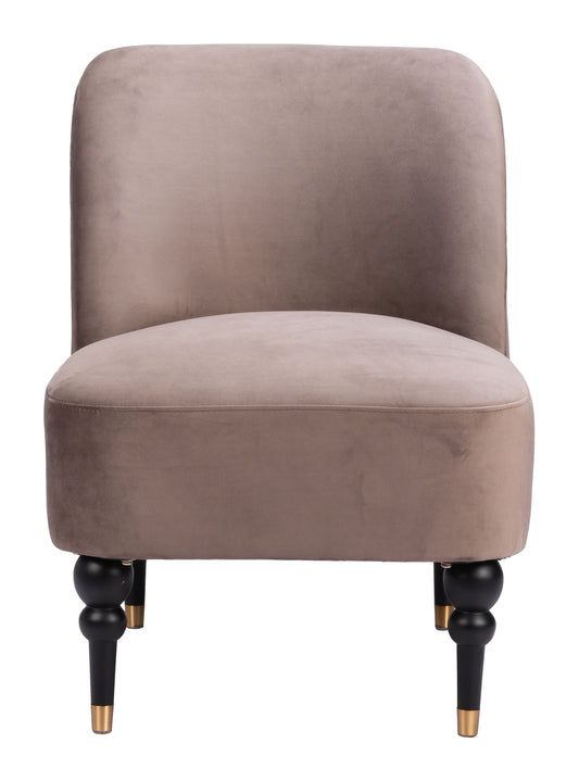Accent Chair Taupe - Modern & Ergonomic Seating for Home & Office