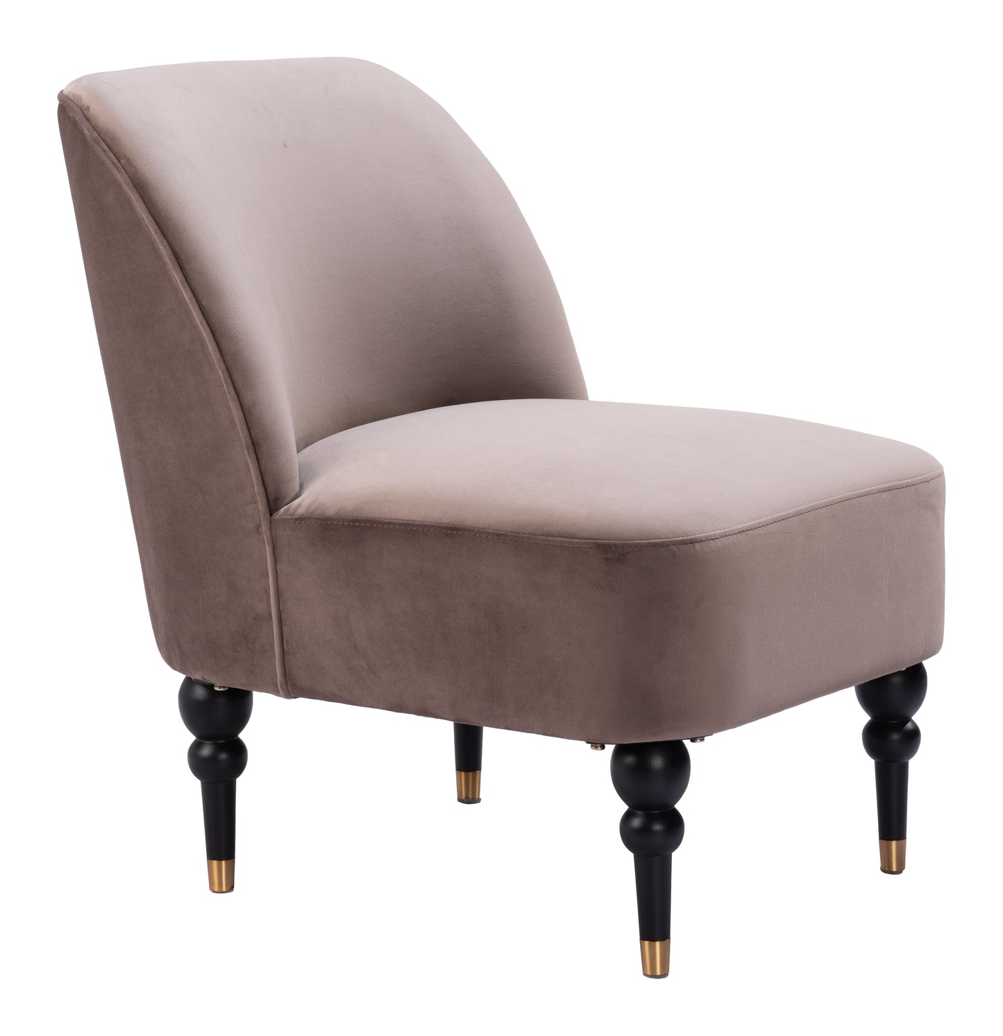 Accent Chair Taupe - Modern & Ergonomic Seating for Home & Office