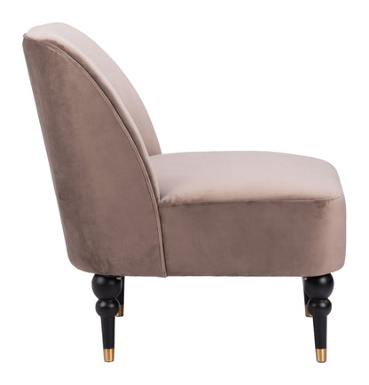 Accent Chair Taupe - Modern & Ergonomic Seating for Home & Office