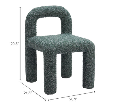 Chaise de salle à manger Arum (lot de 2) Vert neige