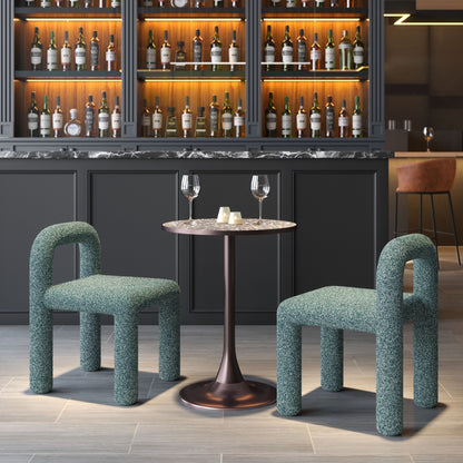 Chaise de salle à manger Arum (lot de 2) Vert neige