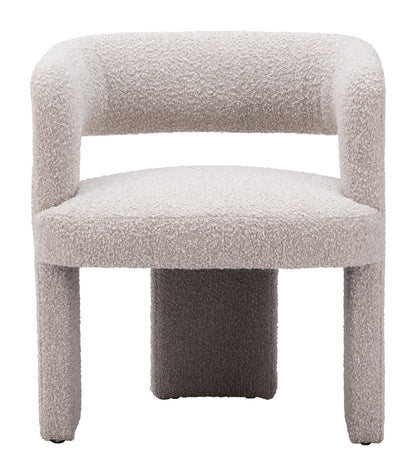 Accent Chair Sandy Beige - Modern & Ergonomic Seating for Home & Office