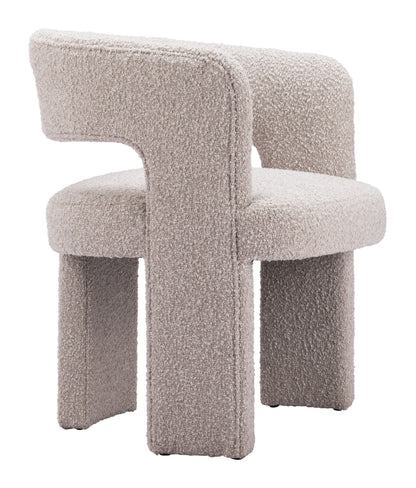 Accent Chair Sandy Beige - Modern & Ergonomic Seating for Home & Office